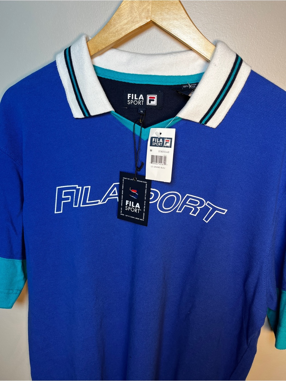 90’s Deadstock FILA Sport Men's Vintage Polo
